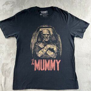 Universal Studios The Mummy T-Shirt Male XL Black Short Sleeve